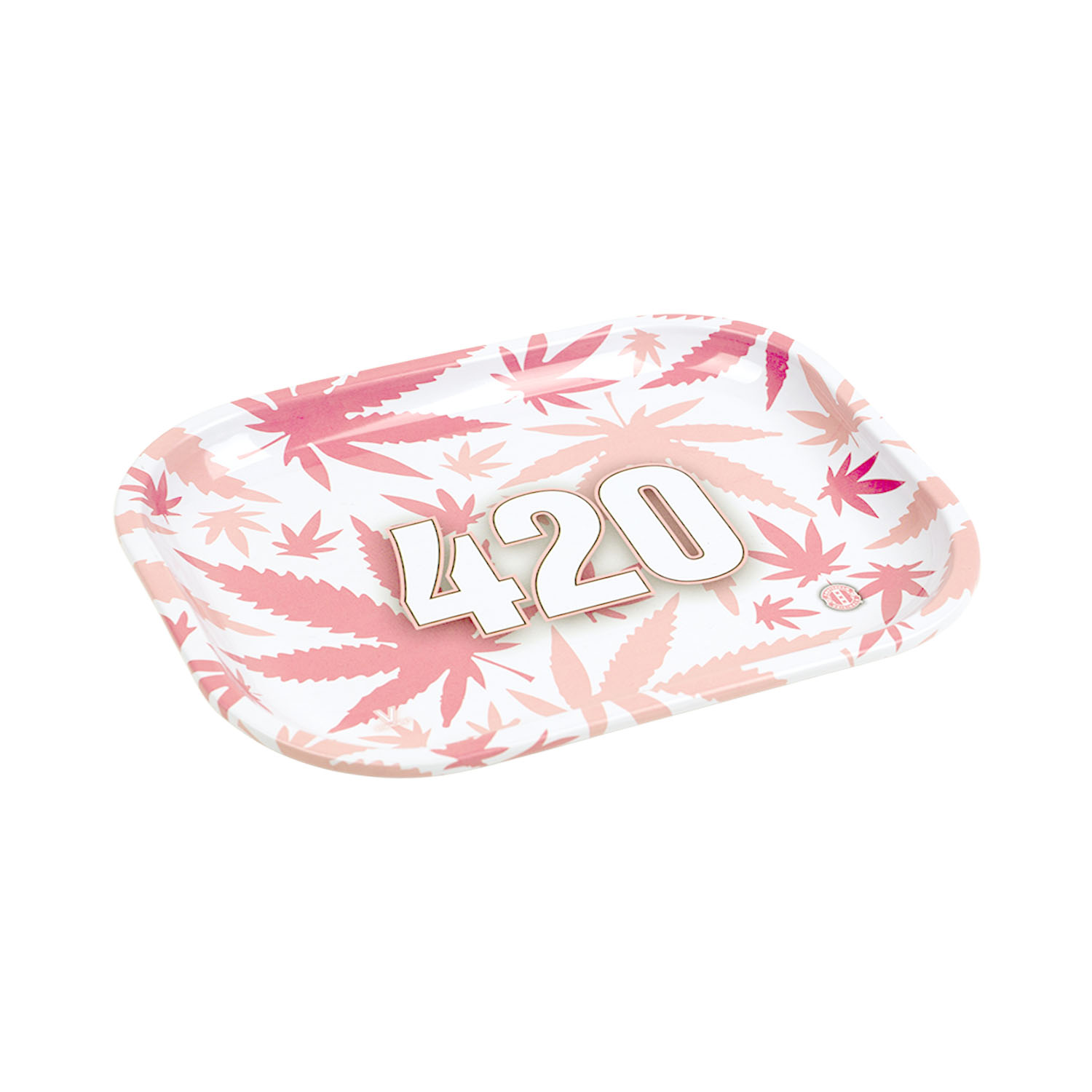 V-Syndicate 420 Pink Rolling Tray 18x14