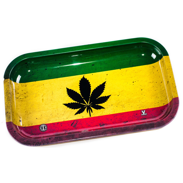 V-Syndicate Rasta Leaf Rolling Tray 27x16