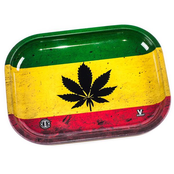 V-Syndicate Rasta Leaf Rolling Tray 18x14