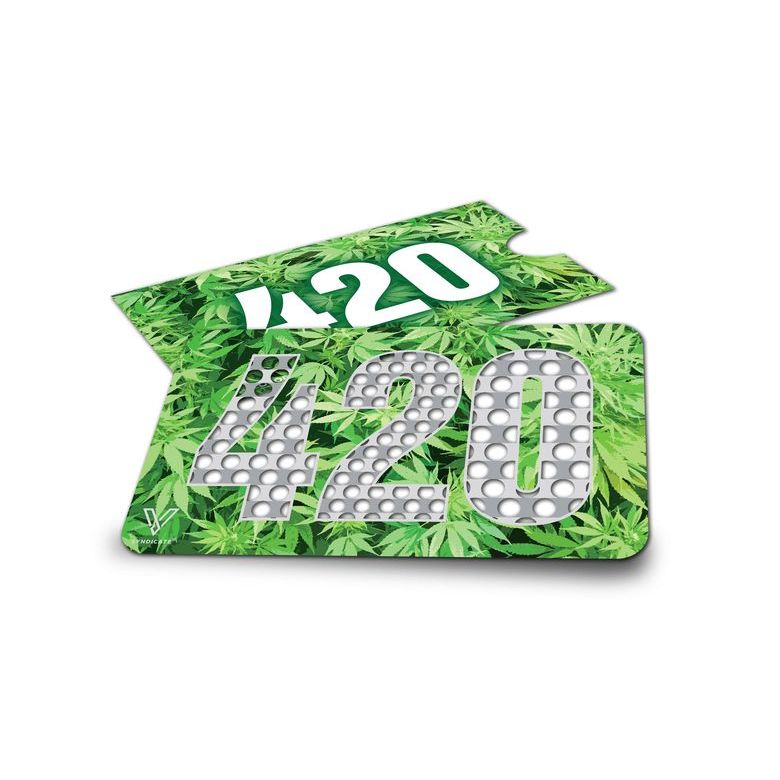 V Syndicate Grinder Card - 420 - Leaves