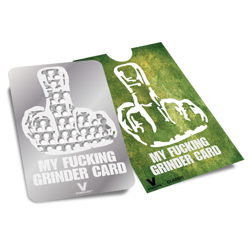 V Syndicate Grinder Card - Finger